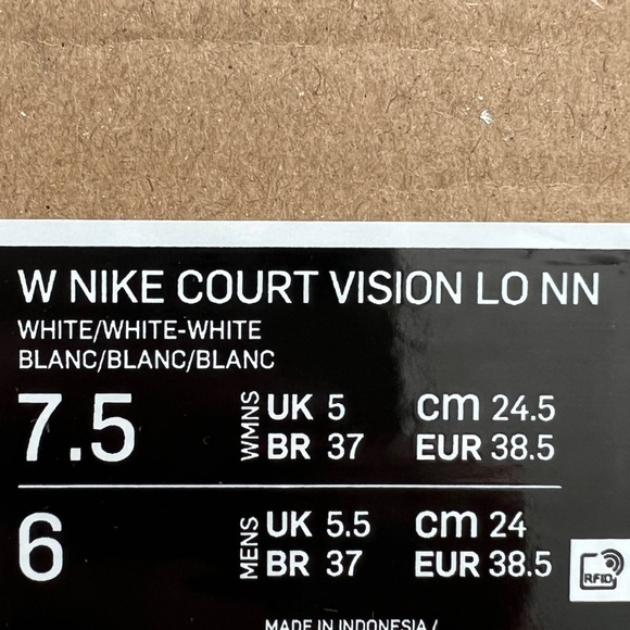 NWT Nike Court Vision Lo NN Women’s Shoes - Picture 9 of 9